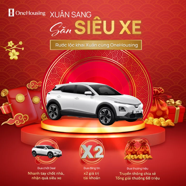 Xuân sang săn siêu xe – Rước lộc khai xuân cùng OneHousing